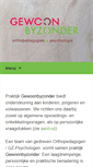 Mobile Screenshot of gewoonbyzonder.nl