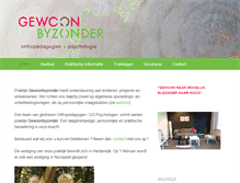 Tablet Screenshot of gewoonbyzonder.nl
